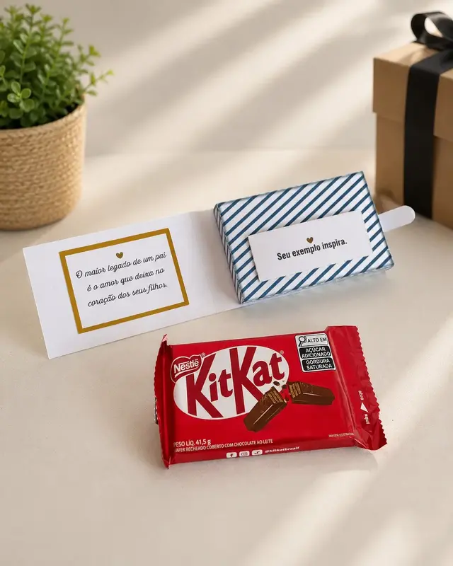 🍫 Carteira para Kit Kat